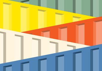 Obraz premium Container Background,Abstract Background