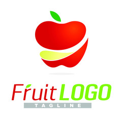 fruit vector logo