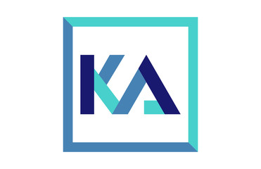 KA Square Ribbon letter Logo