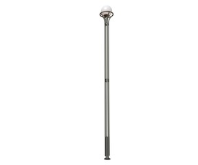 Lighting pole with lamp