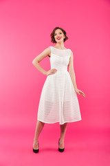 Full length portrait of a lovely girl