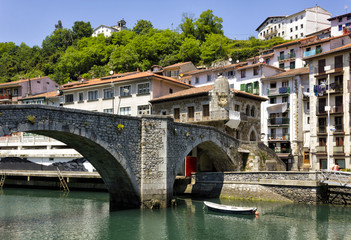 Fototapeta premium Ondarroa Basque fishing town