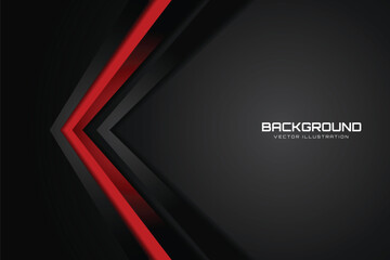 Abstract color gradient contrast tech arrows background. Vector illustration corporate design