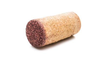 wine cork isolated