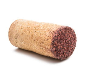 wine cork isolated