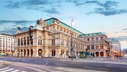 Foto op Canvas Operagebouw Wenen, Oostenrijk © TTstudio