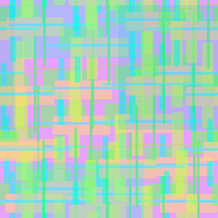 Seamless abstract geometric green yellow background