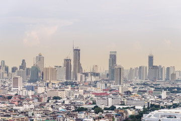 Fototapeta na wymiar Cityscape view of Bangkok, Thailand