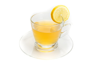 heiße Zitrone isoliert