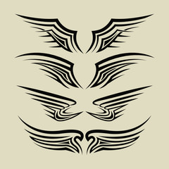 Wings Tribal tattoo