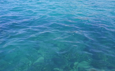 Hintergrund: Blaues Wasser