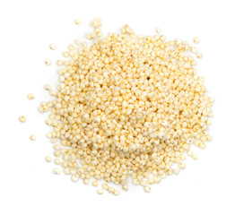Heap of Puffed Millet Isolated