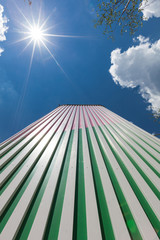 Modern design house, exterior view