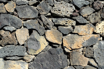 Textur Wand aus Lavastein 2