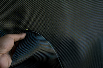 carbon fiber composite with hand background