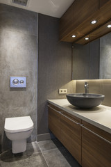 Naklejka na ściany i meble hotel bathroom decoration modern bath