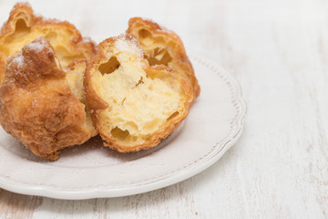 typical portuguese Christmas cookies on white dish