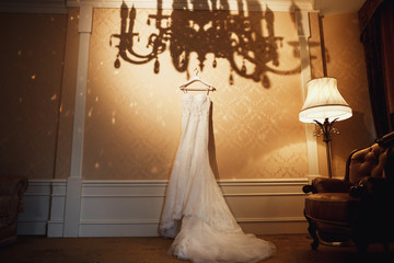 White peg with lettering 