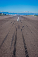 Airport runway, Gibraltar