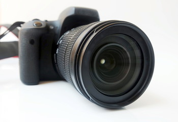 camera on white background.