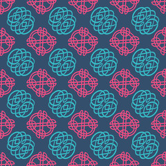 Seamless background with Celtic geometric ornament for your design