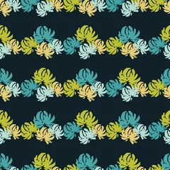 Poster Seamless floral pattern. Flowers background. Textile rapport. © lazininamarina