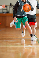 バスケットボールの試合