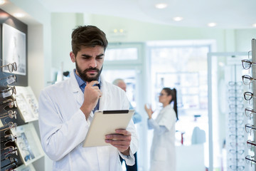 Portrait of a smiling doctor.