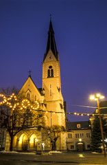 Fototapeta na wymiar Nikolaikirche, Österreich, Kärnten, Drautal, Villach