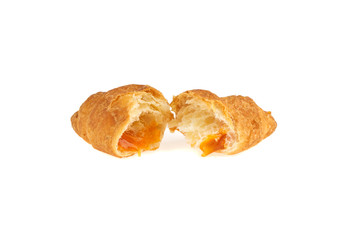 croissant on a white background