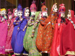 Colourful Indian Puppets