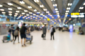 Abstract blur background terminal