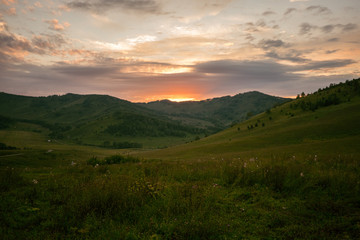 Altay sunset