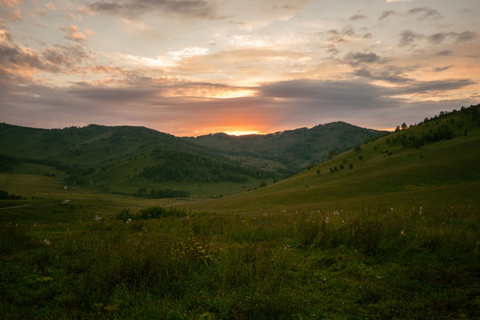 Altay sunset © Павел Сунцов