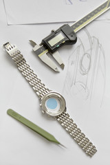 Konstruktion einer Uhr