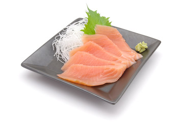 サーモンの刺身