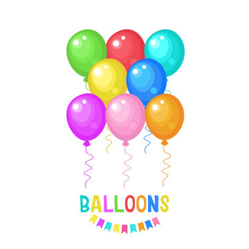 Multicolored balloons