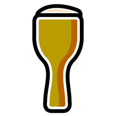 Isolated beer icon