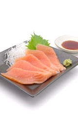 サーモンの刺身