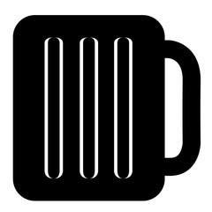 Isolated beer icon