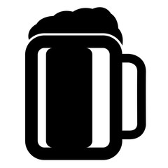 Isolated beer icon