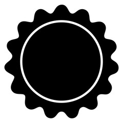 Bottle cap icon