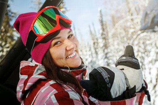 image of young snowboarder