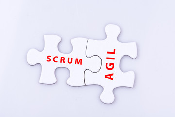 Fototapeta premium Scrum als agile Projektmanagement Methode