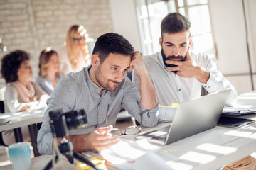 Business people meeting in modern office