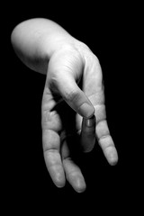 hand in mudra