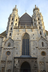 Fototapeta na wymiar Facciata del Duomo di Vienna