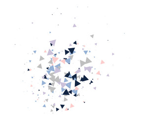 Broken Glass or Ice Explosion Vector Illustration. Bursting particles, boom, blast, bang, atomic energy, moving galaxy comic illustration. Grunge broken glass shatter fragments. Ice explosion effect