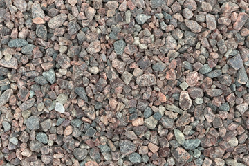 Top view of Himalayan black salt granules.
