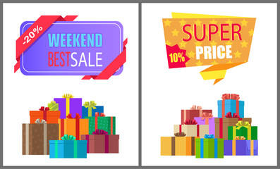 Fototapeta premium Weekend Best Sale Special Exclusive Offer Price